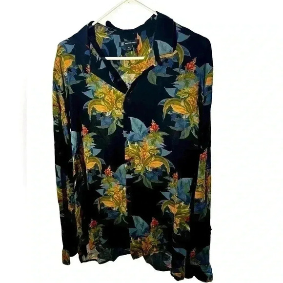 I-N-C International Designs Women's Sz XL Long Sleeve Casual Blouse - Picture 1 of 4